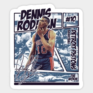 Dennis Rodman // Retro Classic Comic Sticker